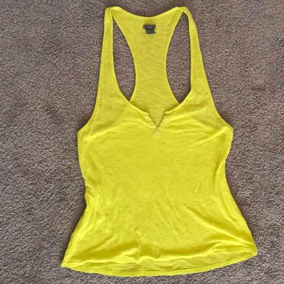 Neon green/yellow Aerie tank top - Picture 1 of 4